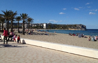 The beach El Arenal